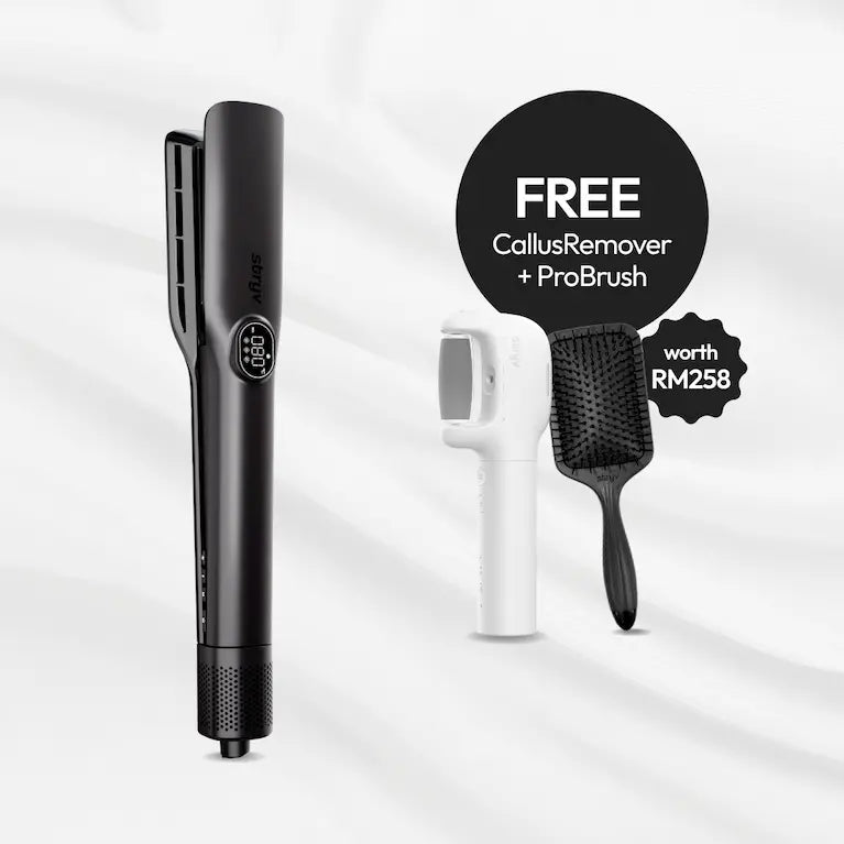 AirSleek (black) + Free CallusRemover & ProBrush