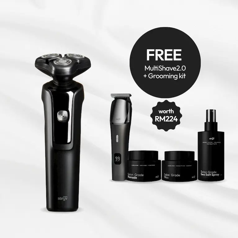 Ultrashave free Grooming Kit (pomade ,wax ,sea salt spray) & MultiShave 2.0