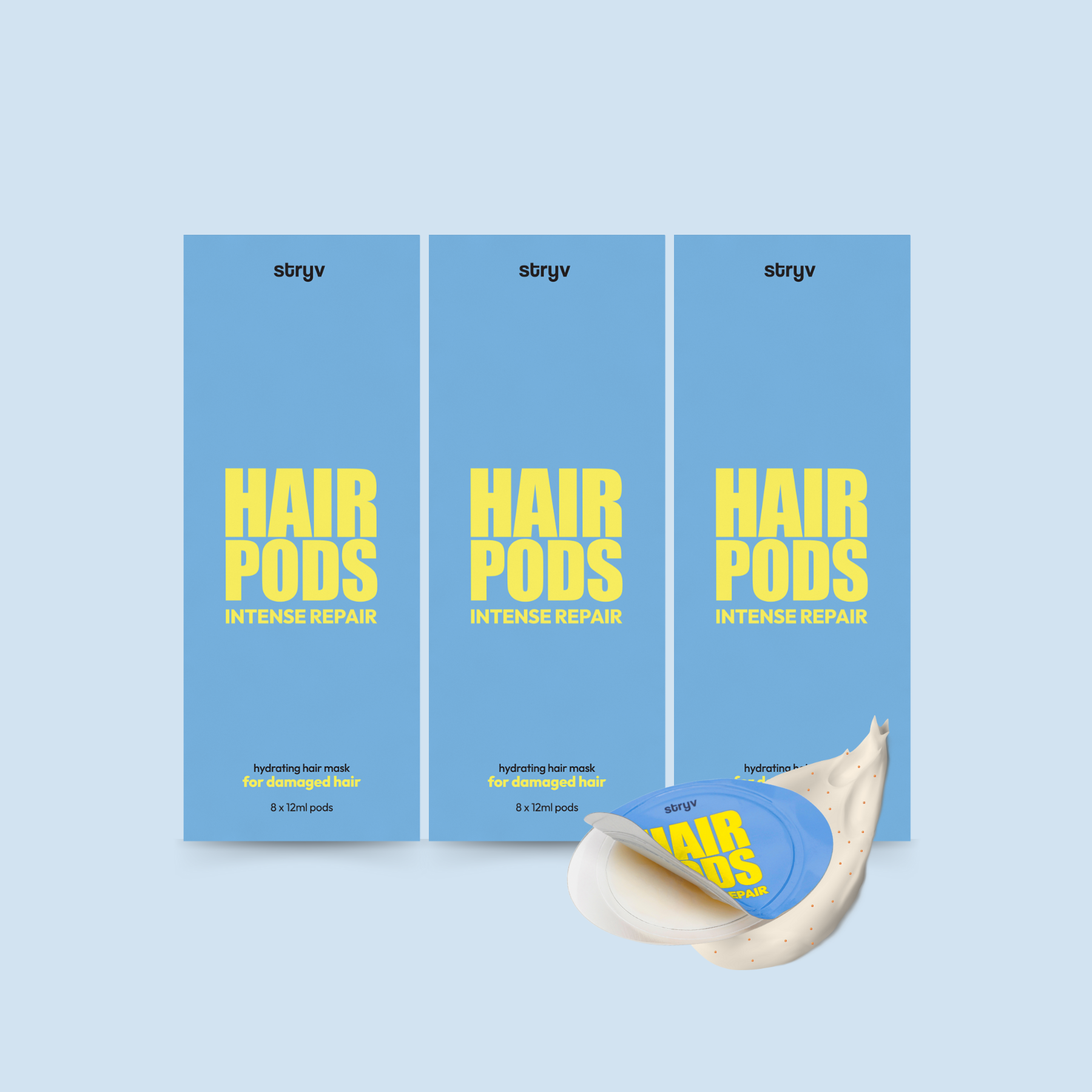 intense repair hair pods (3 box bundle)