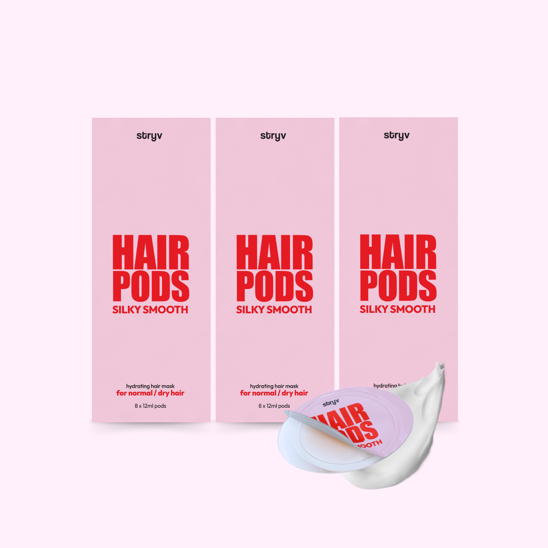 silky smooth hair pods (3 box bundle)