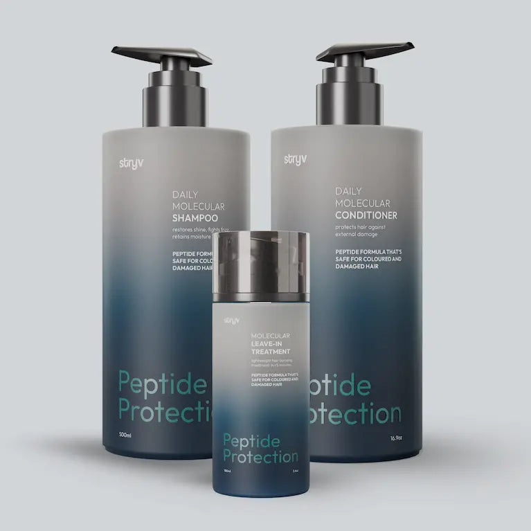 Peptide Protection: Shampoo + Conditioner + Treatment Bundle