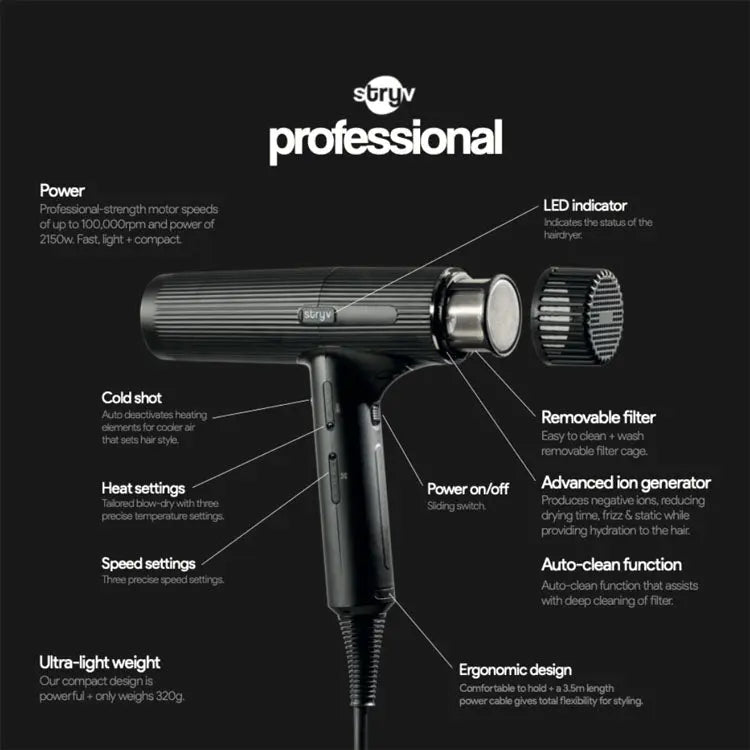 Stryv Professional Hair Dryer Stryv MY