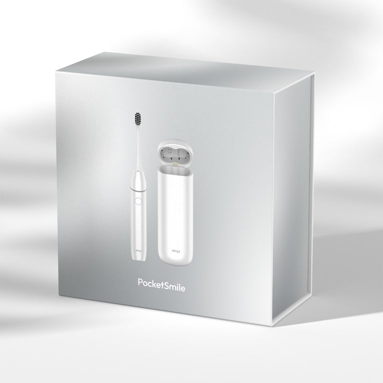 stryv PocketSmile + Free 1 brush head refills pack